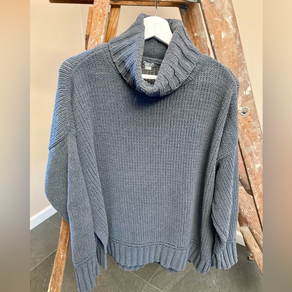 Aerie - Chenille Cowl Neck Sweater - Medium - worn once, slightly oversized fit